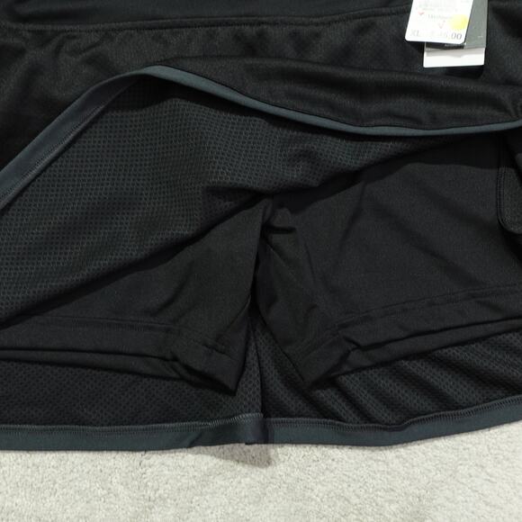 NWT Adidas Womens Club Tennis Skirt Mid-Rise Elastic Waist Stretch Black Size XL - Picture 5 of 9
